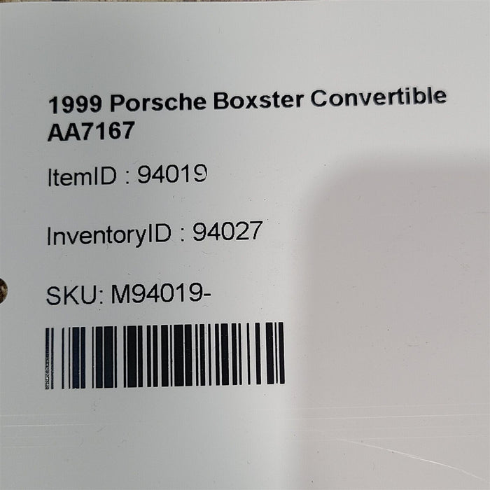 97-04 Porsche Boxster 986 Driver Radiator Condenser Cooling Fan 2.5L 59K Aa7167