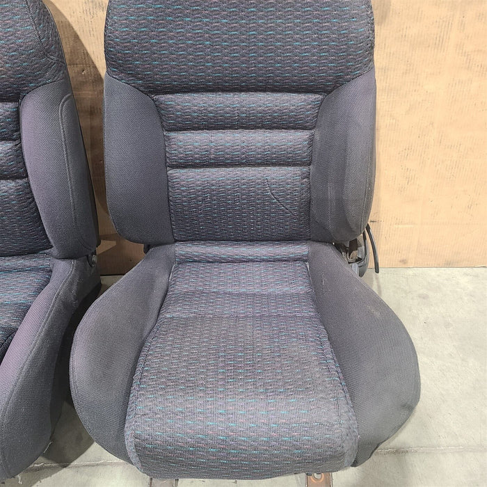 94-98 Mustang Gt Convertible Seats Front Rear Set Fabric Cloth AA7192