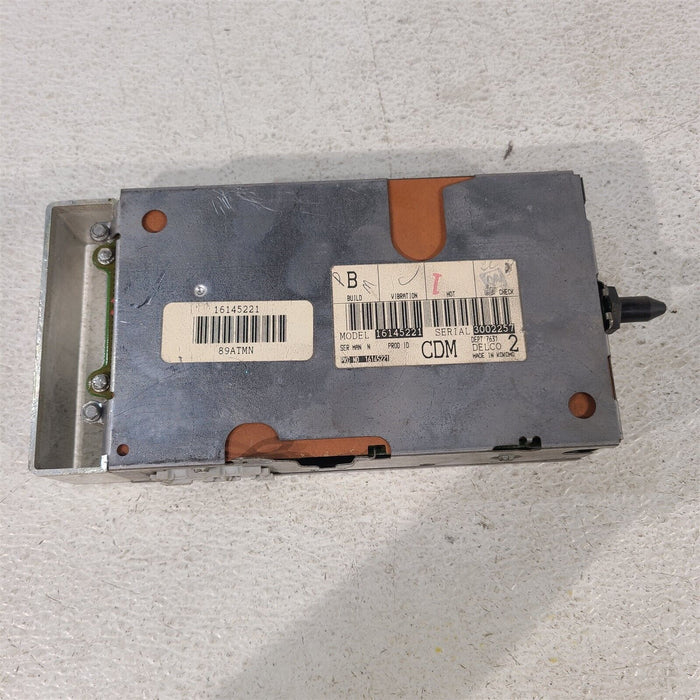 90-96 Corvette C4 Radio Receiver Module Delco Cdm 16145221 Oem Aa7011