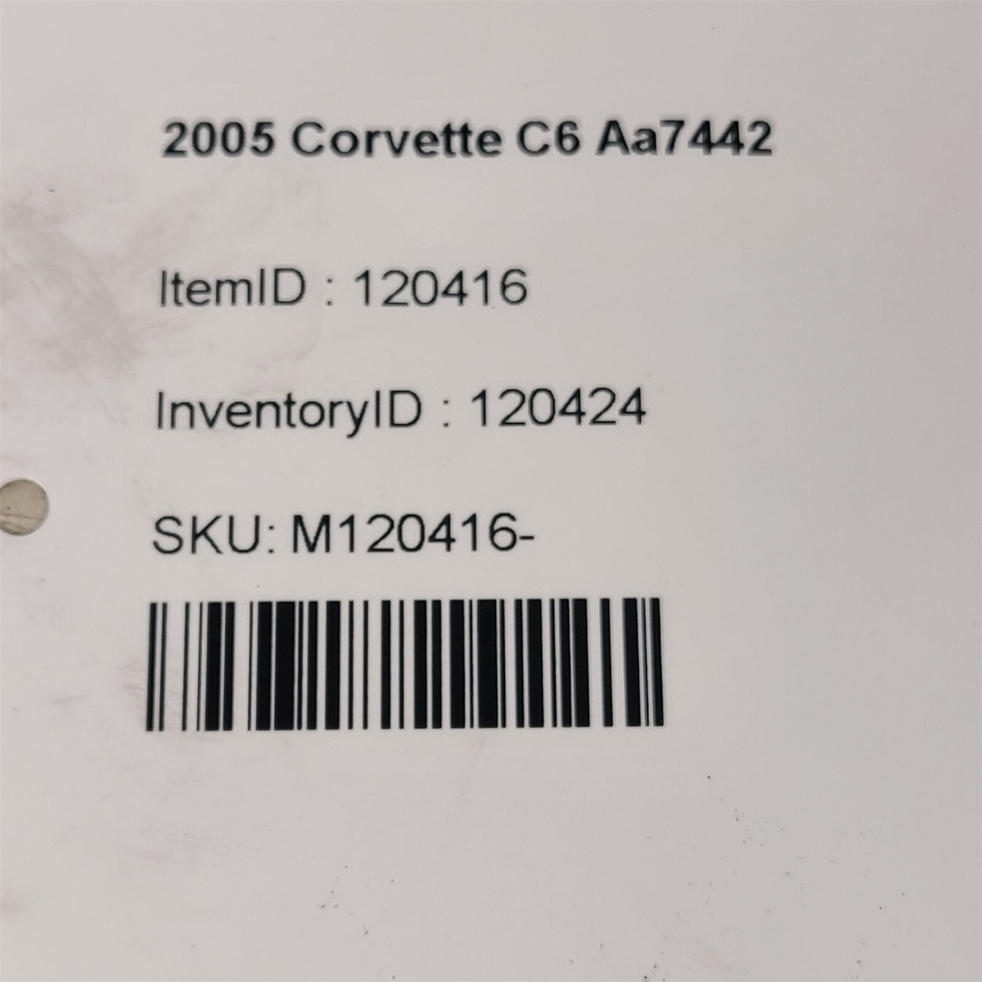 05-13 Corvette C6 Driver Power Window Regulator Motor Module Lh Tested ...