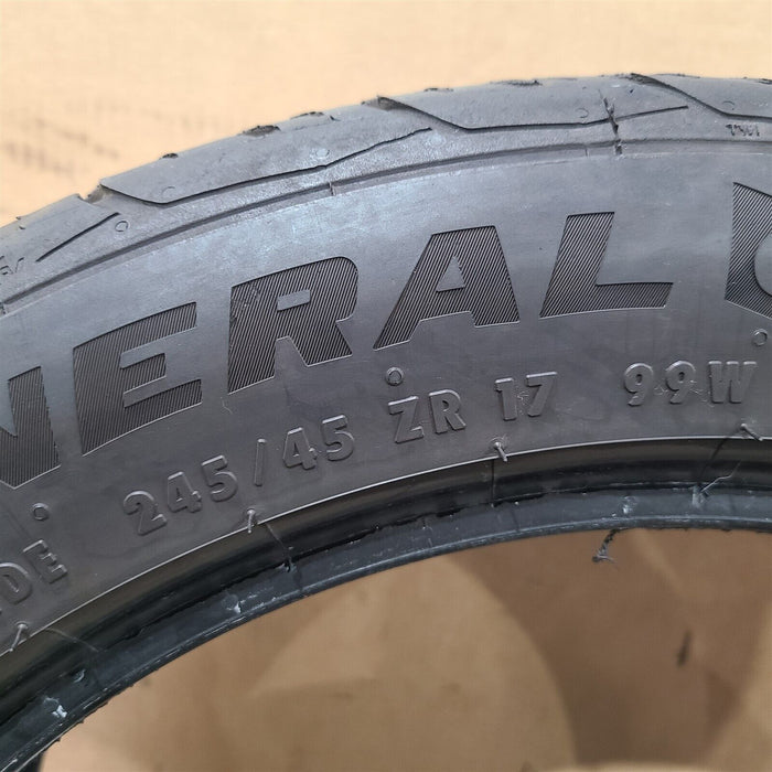 General G-Max As-05 Used Tire 245/45Zr17 Aa7150