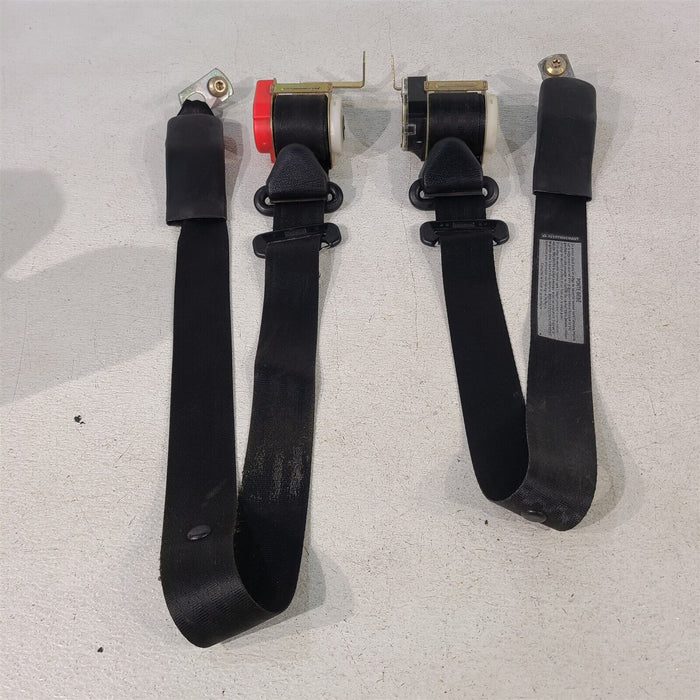 94-98 Ford Mustang Gt Coupe Front Seat Belt Retractors Blac Aa7226