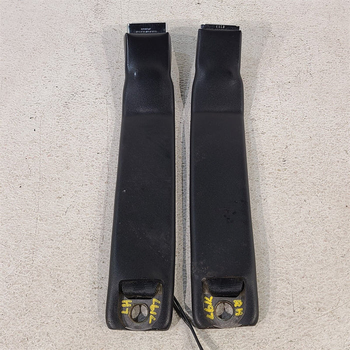 84-94 Corvette C4 Seat Belt Buckle Set Pair Buckles Black Aa7197