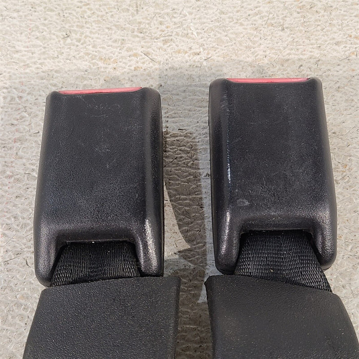 94-98 Mustang Rear Seat Belt Buckles Latches Pair Aa7216