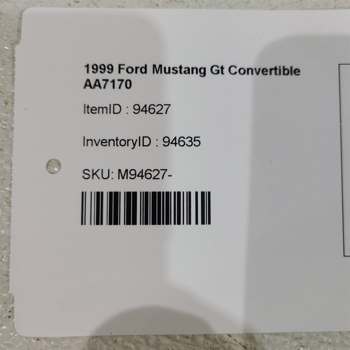 94-04 Mustang Convertible Master Power Window Switch Door Lock Driver Aa7170