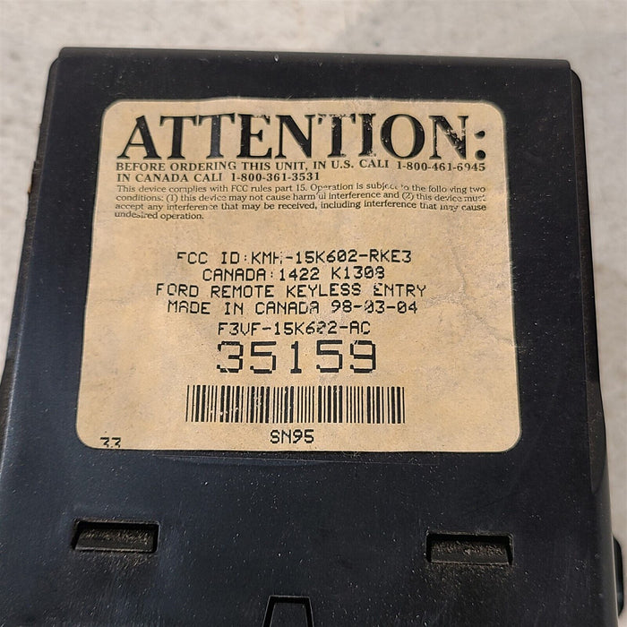 94-98 Mustang Keyless Entry Anti-Theft Module F3VF-15K602-AC Aa7261