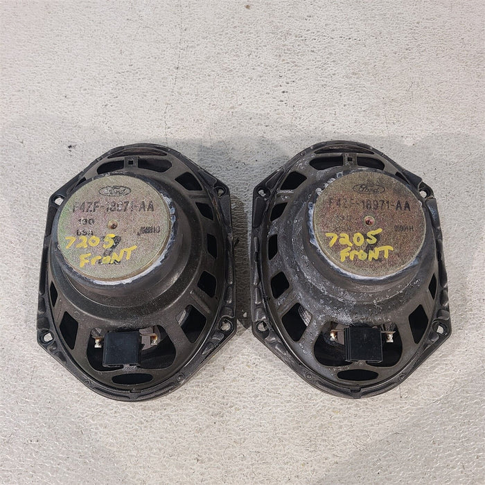 99-04 Mustang Door Speakers Oem Factory Pair Aa7205