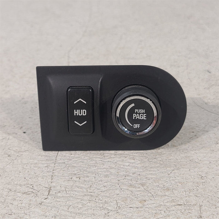 13-15 Camaro Ss Hud Control Switch Control Button AA7220