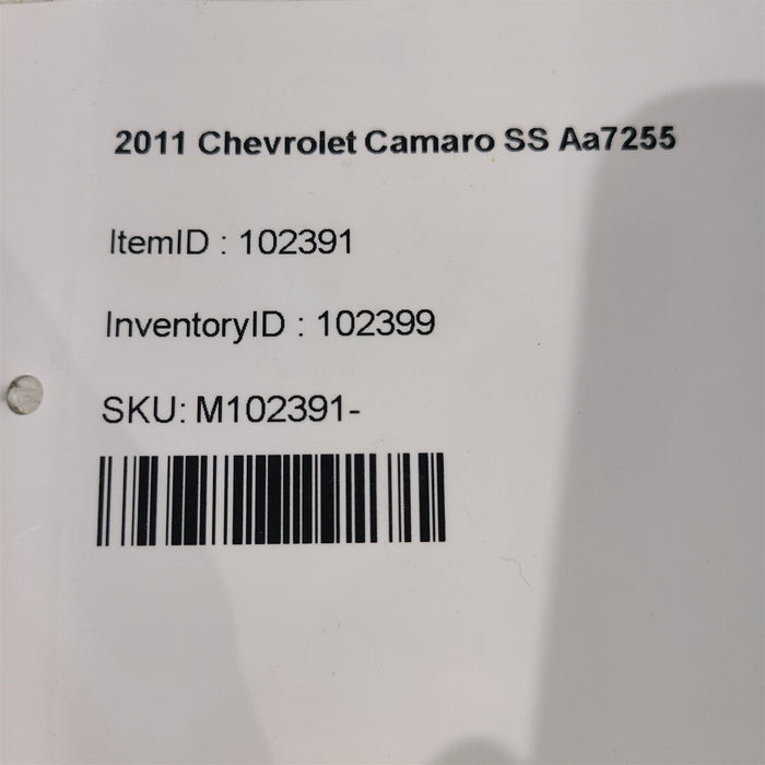 11-15 Camaro Ss Curtain Air Bag Passenger Rh Aa7255