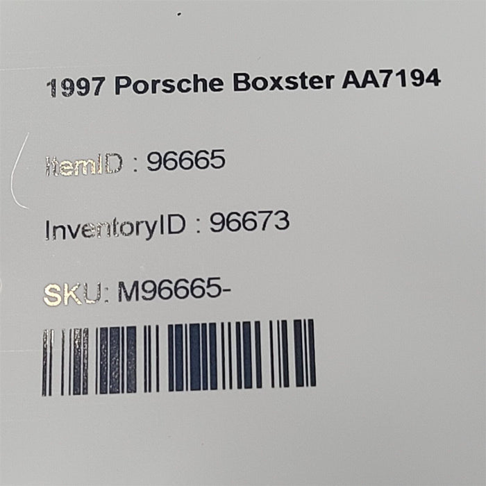 97-04 Porsche Boxster 986 Charcoal Canister Vapor Evap 2.5L Aa7194