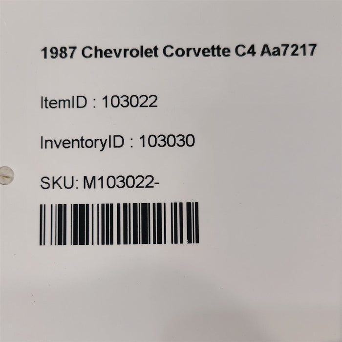 84-96 Corvette C4 Coolant Overflow Bottle Reservoir Aa7217