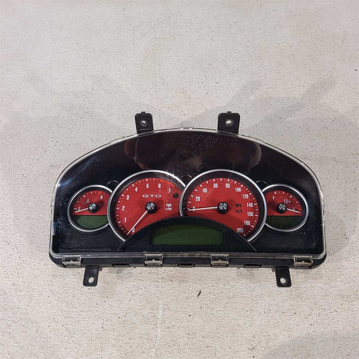 04-06 Pontiac GTO Speedometer Instrument Cluster Gauges 125k Aa7267