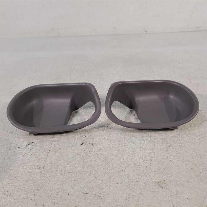 94-04 Mustang Interior Door Handle Release Trim Bezels Cups Grey Aa7226