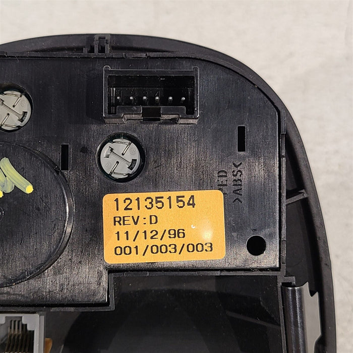 97-04 Corvette C5 Traction Control Panel Switch 12135154 Oem Aa7244