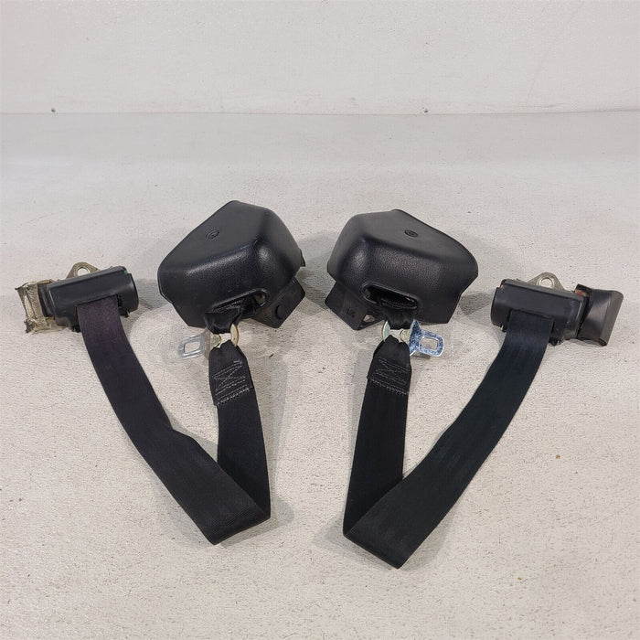 94-98 Ford Mustang Gt Convertible Front Seat Belt Retractors Black Aa7236