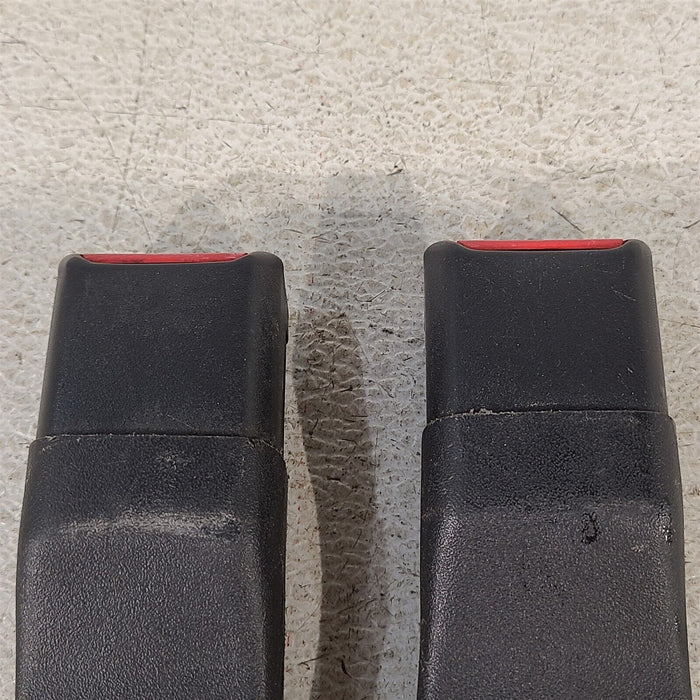 94-98 Mustang Front Seat Belt Buckles Latches Pair Aa7216