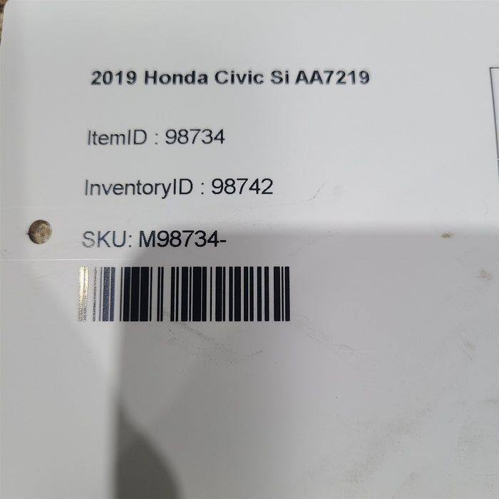 17-20 Honda Civic Si LH Driver Rear Knuckle Spindle Hub AA7219