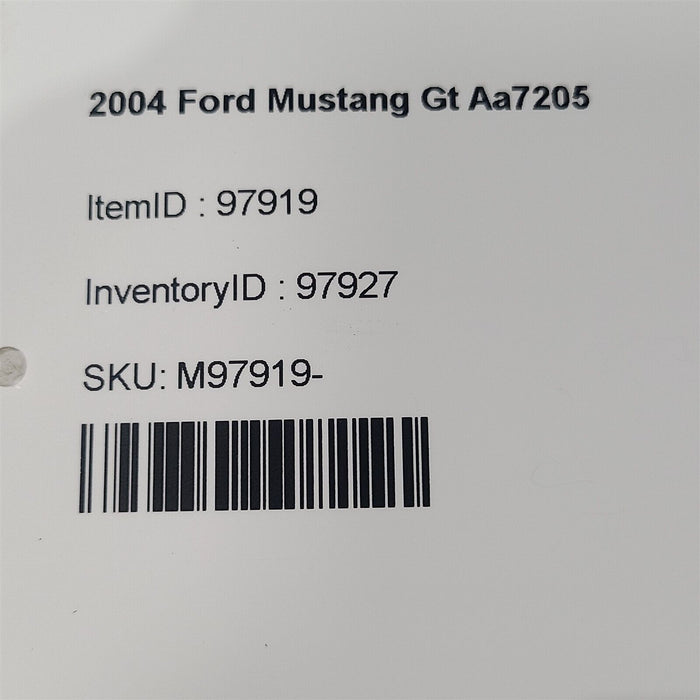 2004 Mustang Gt Toyo Extensa Hp 245/45R17 Tires Set (4) Aa7205