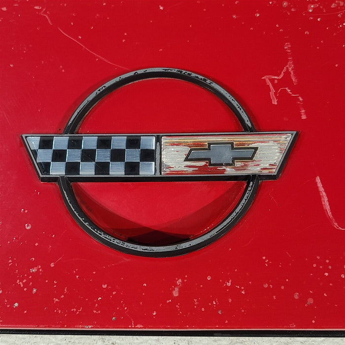 84-96 Chevrolet Corvette C4 Coupe Fuel Door Gas Lid With Emblem Oem Aa7228