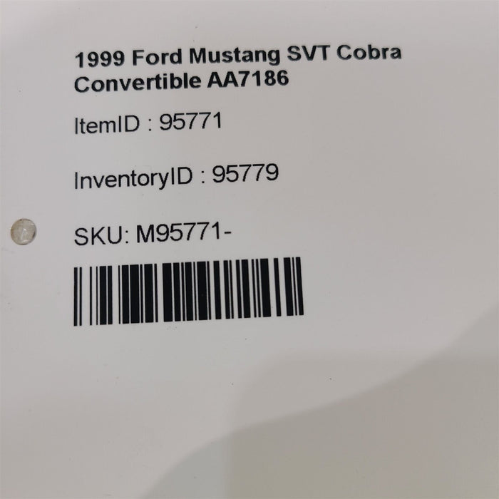 94-04 Mustang Convertible Lift Cylinder Pivot Brackets Pair Aa7186