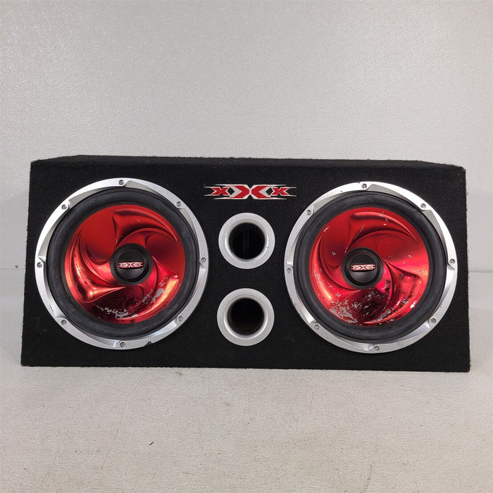 Xxx Car Audio Subwoofers Sub Amplifier Amp Gxf-1200 Set Aa7203