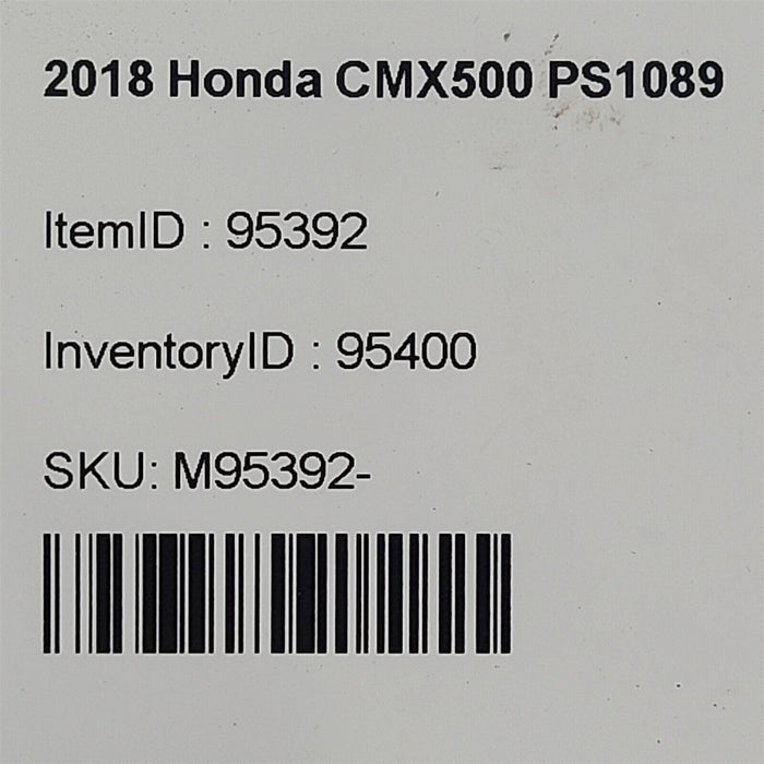 2018 Honda CMX500 Rear Sprocket PS1089