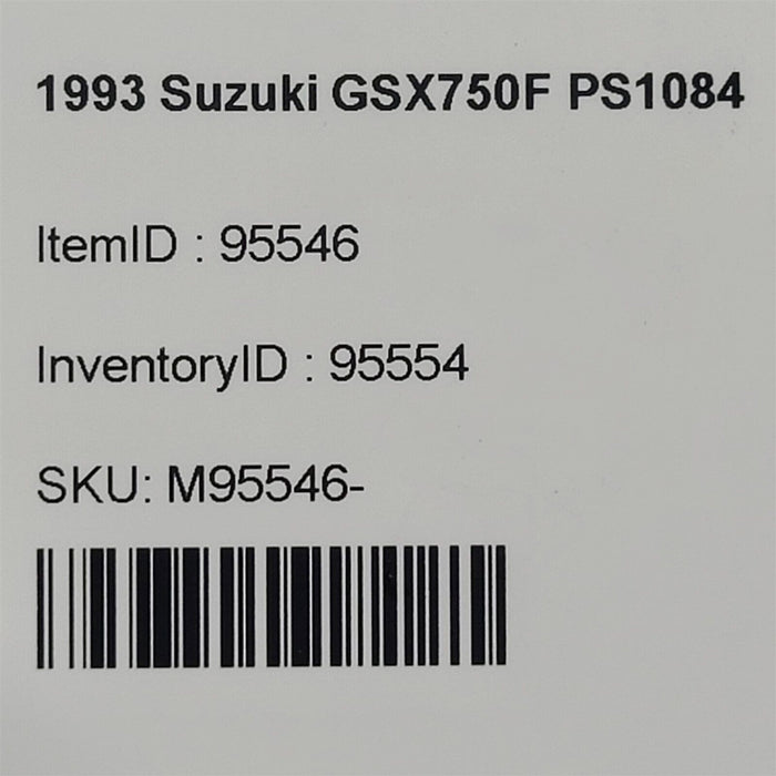 1993 Suzuki GSX750F Katana Rear Brake Switch Brake Light PS1084