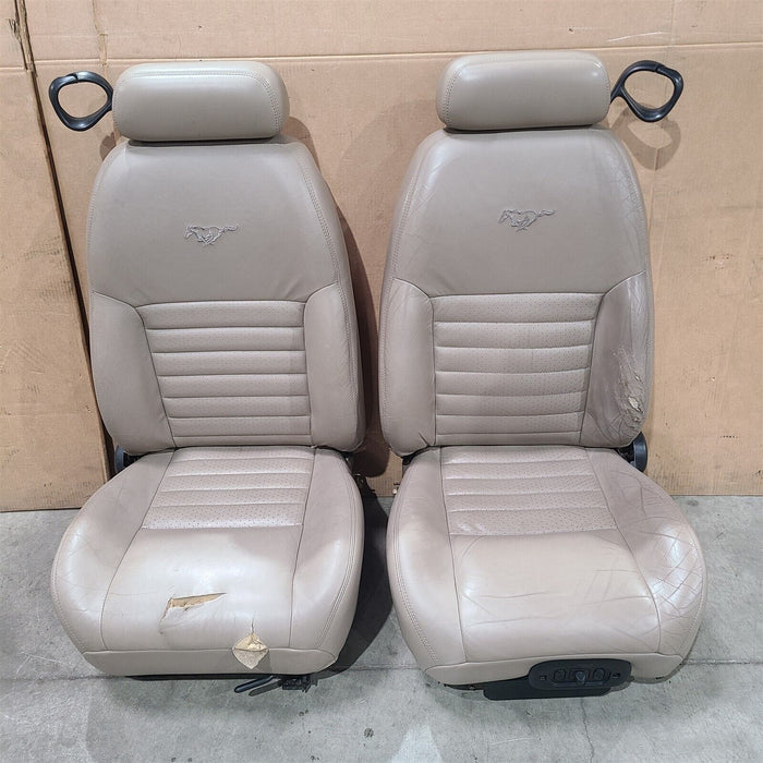 99-04 Mustang Gt Seats Front Rear Set Coupe Damage Aa7178