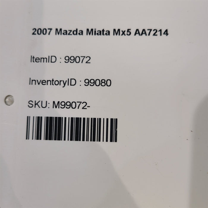 06-15 Mazda Miata Mx-5 Trunk Latch Actuator Oem Mechanism Striker AA7214