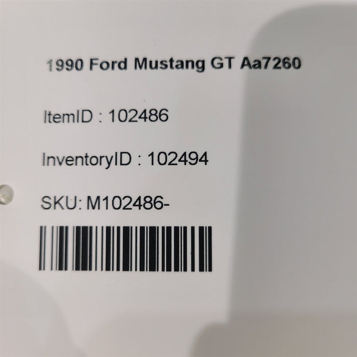 87-93 Mustang Gt Vacuum Distribution Tree 5.0L Aa7260