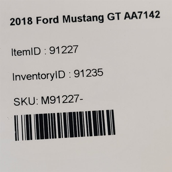 15-18 Mustang Gt Smart Data Link Connector Aa7142