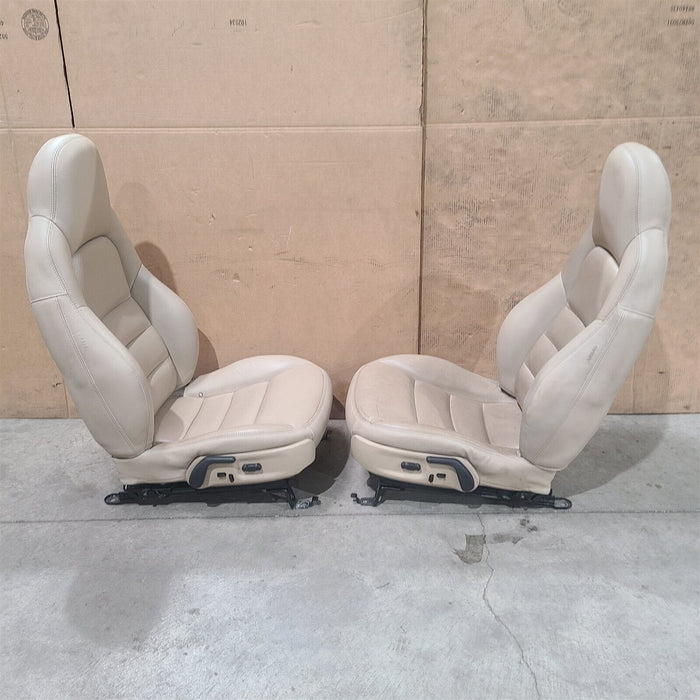 2005 Corvette C6 Seats Sport Seat Set Light Cashmere Aa7191