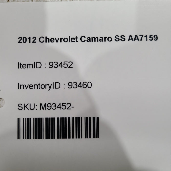 10-15 Camaro Ss Shaft Lh Rh Rear Axle Oem Shafts Shaft Pair Aa7159
