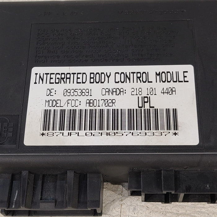 98-02 Camaro Z28 Bcm Body Control Module 09353691 Aa7252