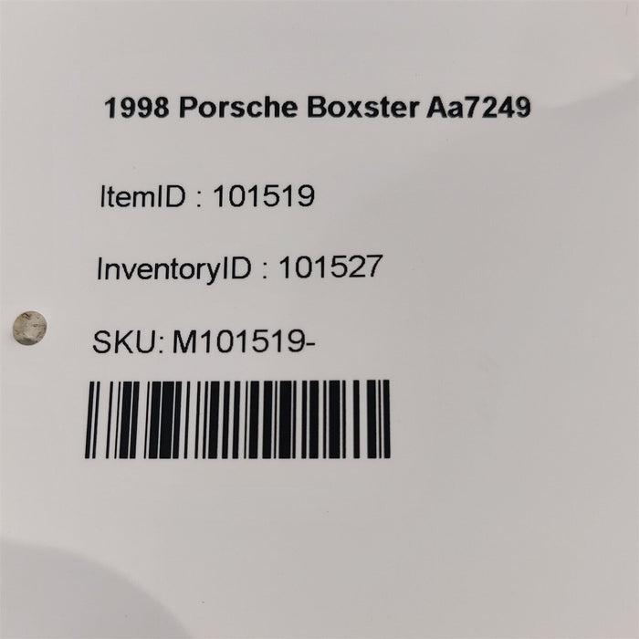 97-04 Porsche Boxster Clutch Master Cylinder Oem Aa7249