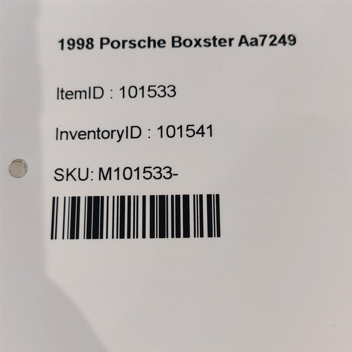 97-04 Porsche Boxster 2.5L Ecu Ecm Engine Computer Manual Aa7249