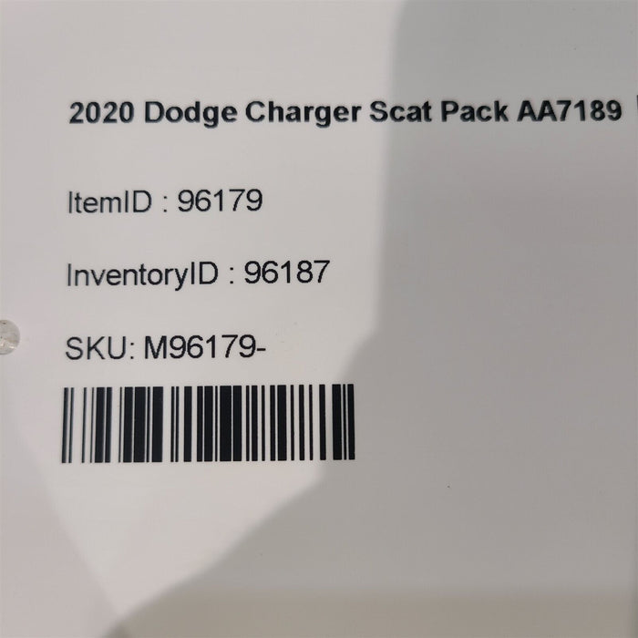 18-20 Dodge Charger Scat Pack Park Assist Module Aa7189