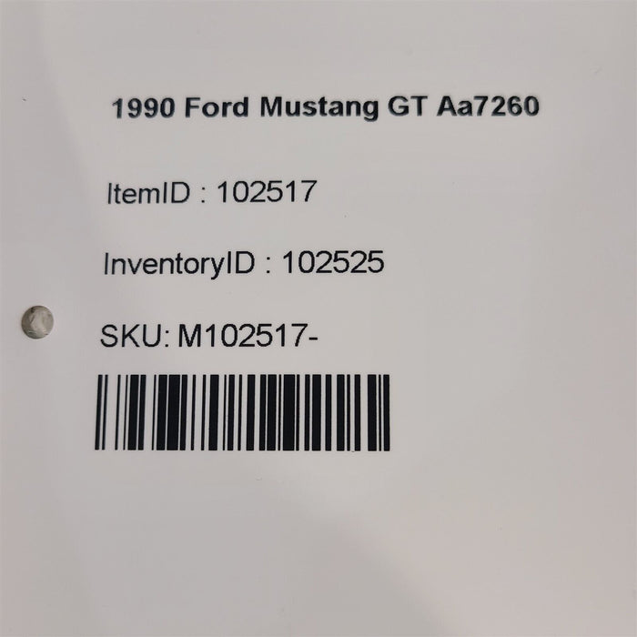 79-93 Mustang GT Sun Roof Weatherstrip Seal Moon Aa7260