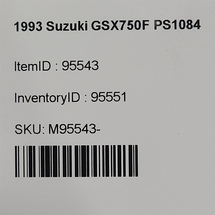 1993 Suzuki GSX750F Katana Tachometer Cluster Gauge PS1084