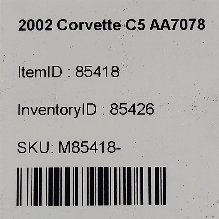 01-04 Corvette C5 Getrag Rear Differential Assembly 3.15 Ratio AA7078