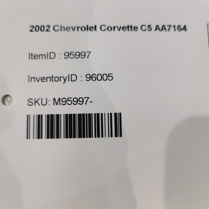 01-04 Corvette C5 Keyless Entry Module Tpms 10312535 Oem See Note Aa7164