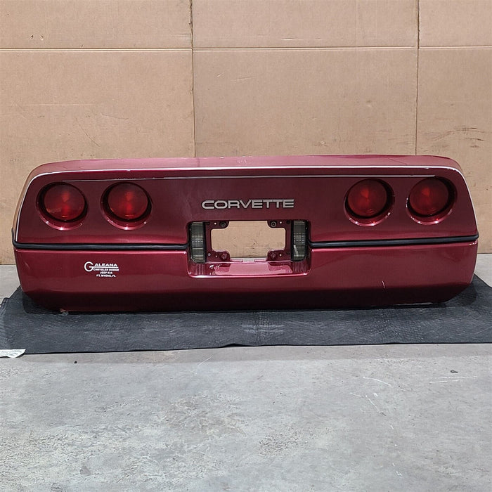 84-90 Corvette C4 Rear Bumper Facia Assembly Aa7081