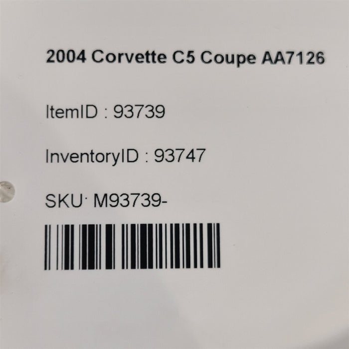 00-04 Corvette C5 Smog Emission Air Pump Ls1 Ls6 Oem Aa7126