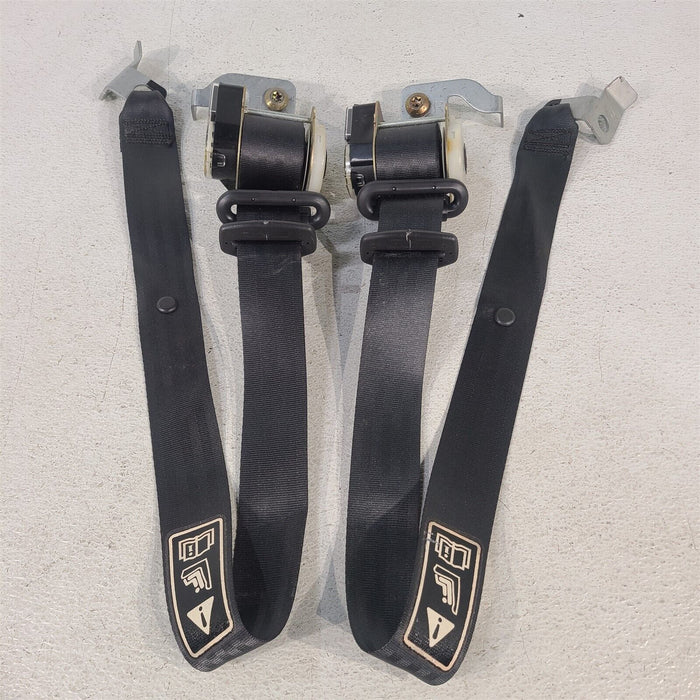 99-04 Mustang Gt Coupe Rear Seat Belt Retractors Left Right Set Aa7199