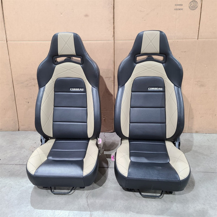 Corbeau Trailcat Seats Seat Pair Front With Tracks For 99-04 Mustang Gt Aa7133