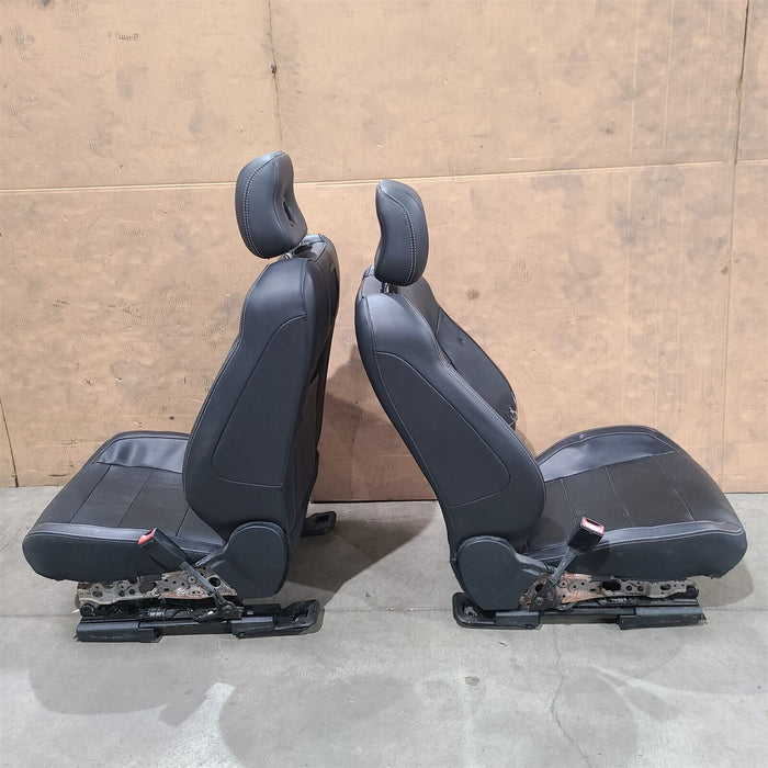 15-17 Mustang Gt Coupe Seat Set Seats Black Cloth Damaged See Notes Aa7232