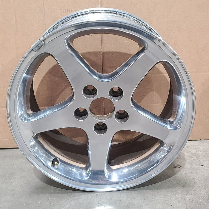 94-98 Mustang 5 Spoke Polished Wheel Set Wheels 17X9 Aa7236