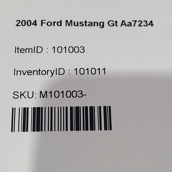 99-04 Ford Mustang Gt Driver Power Seat Track Aa7234