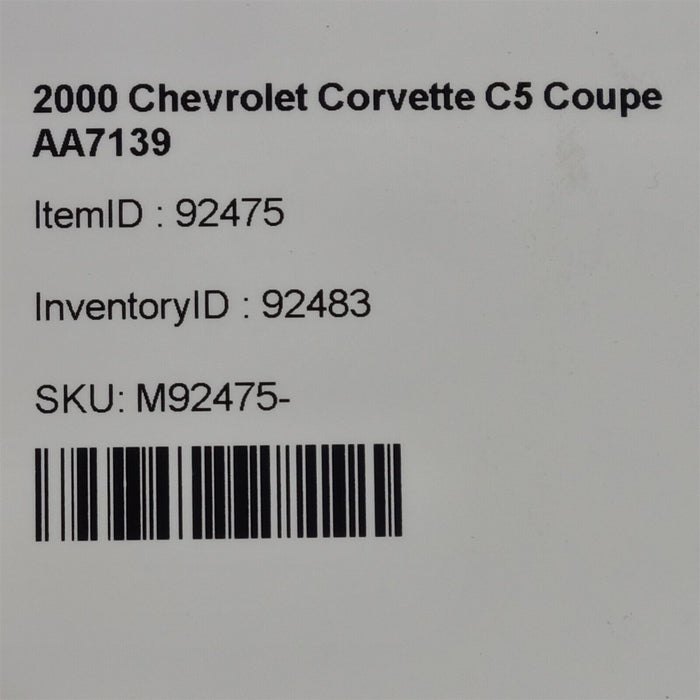 97-04 Corvette C5 Bose Amplifier Amp Radio Module Coupe Aa7139