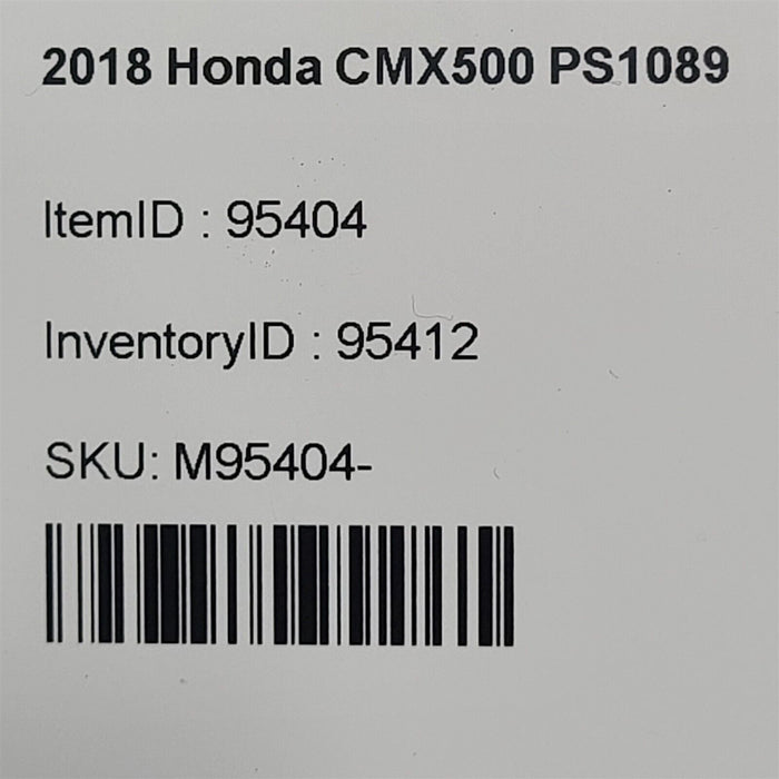 2018 Honda CMX500 Tip Over Sensor PS1089